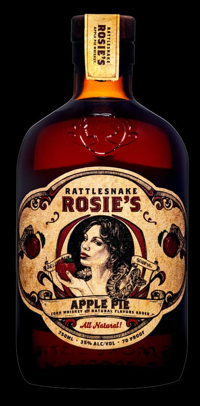 Rattlesnake Rosies Apple Pie Whiskey 50ML