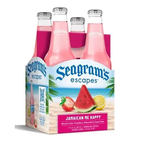 Seagrams Escape Ja. Me Happy 4 Pk