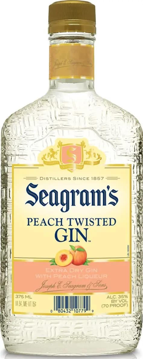 Seagrams Peach Twisted Gin 375ML
