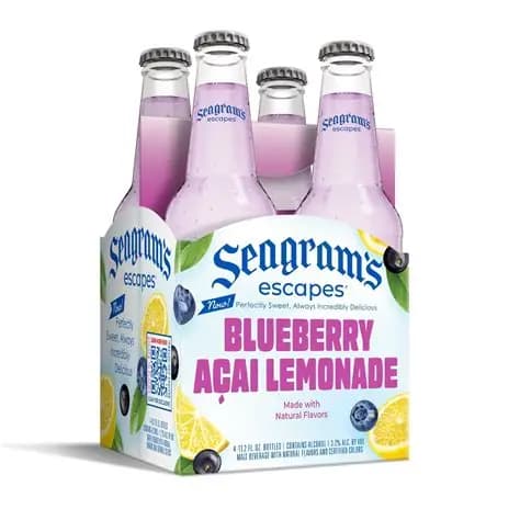 Seagram's Escapes Blueberry Acai Lemonade 4PK