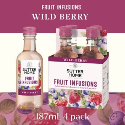 Sutter Home Wild Berry Fruit Infusions 4PK