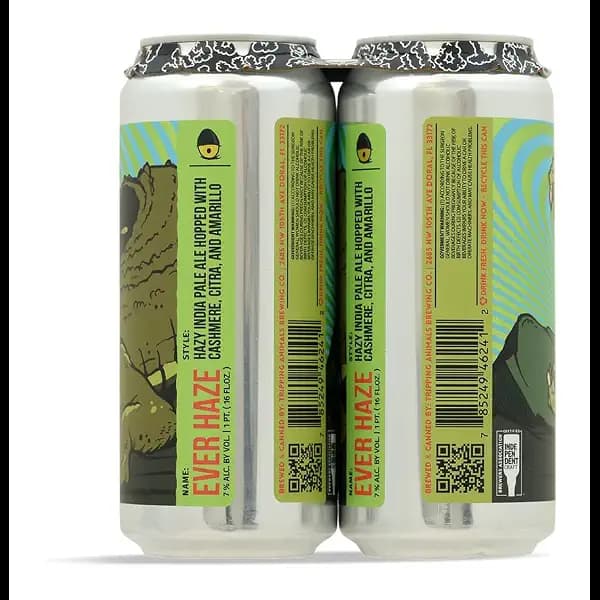 Tripping Animals Strawberry Ever Haze IPA 4PK 16OZ