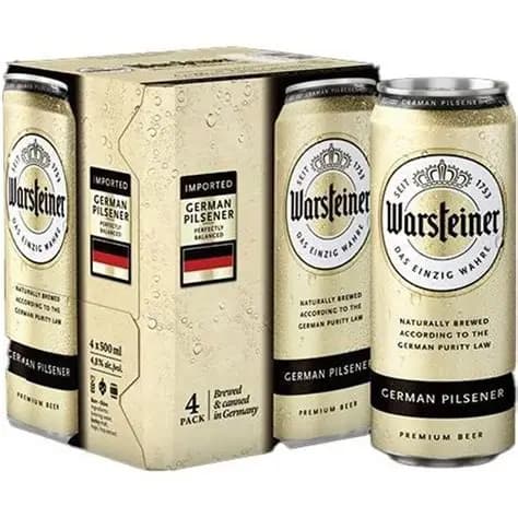 Warsteiner Pilsner 4 Pack