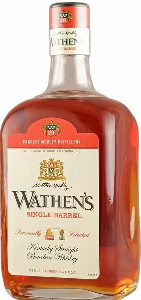 Wathens Single Barrel Bourbon Whiskey 750ML