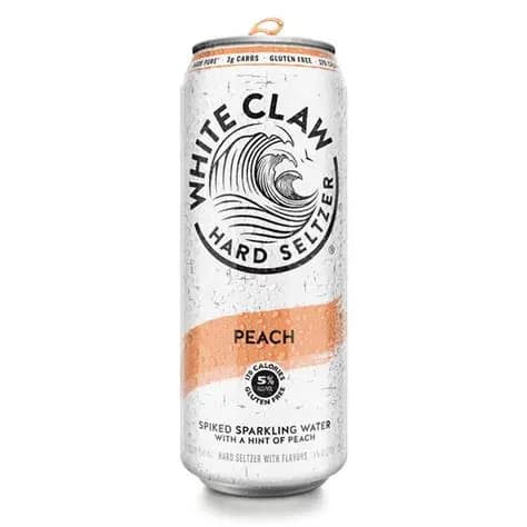 White Claw Peach 19.2 Oz