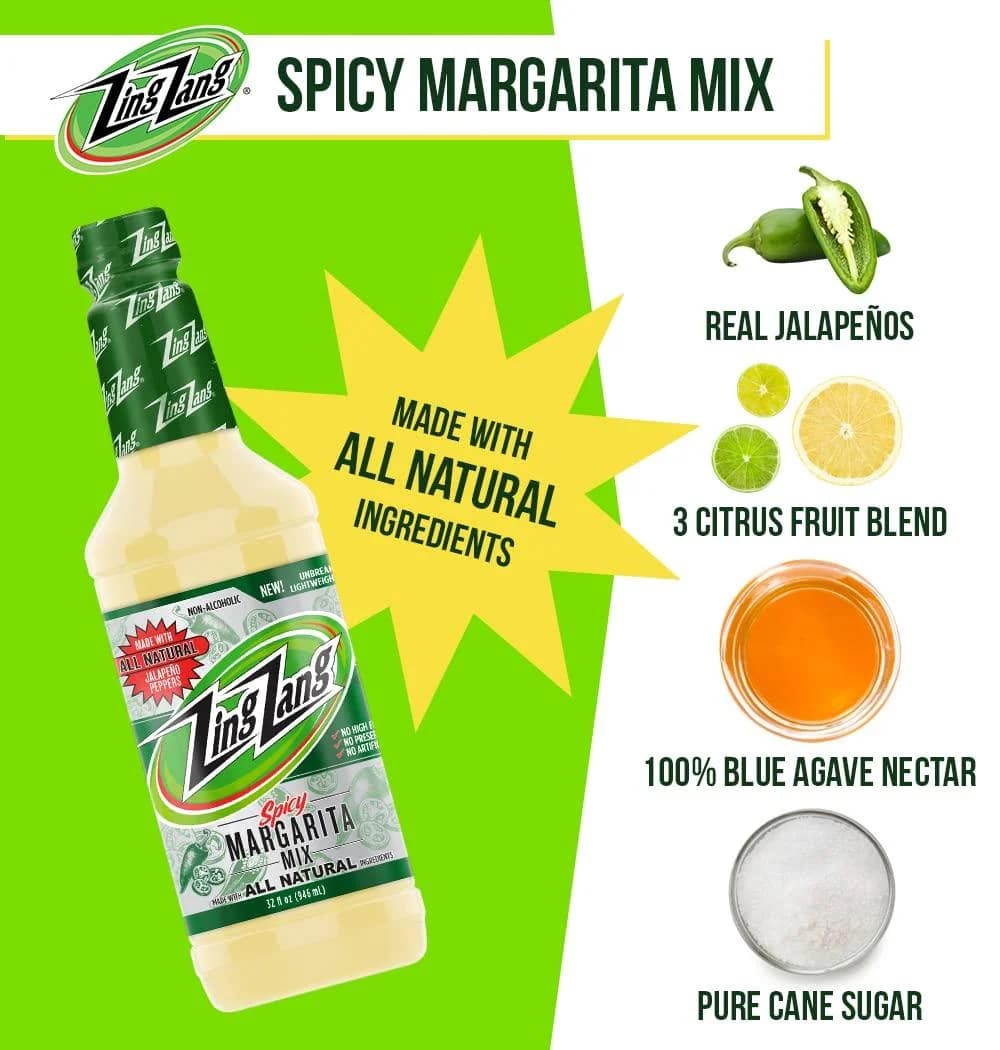Zing Zang Spicy Magarita 32OZ
