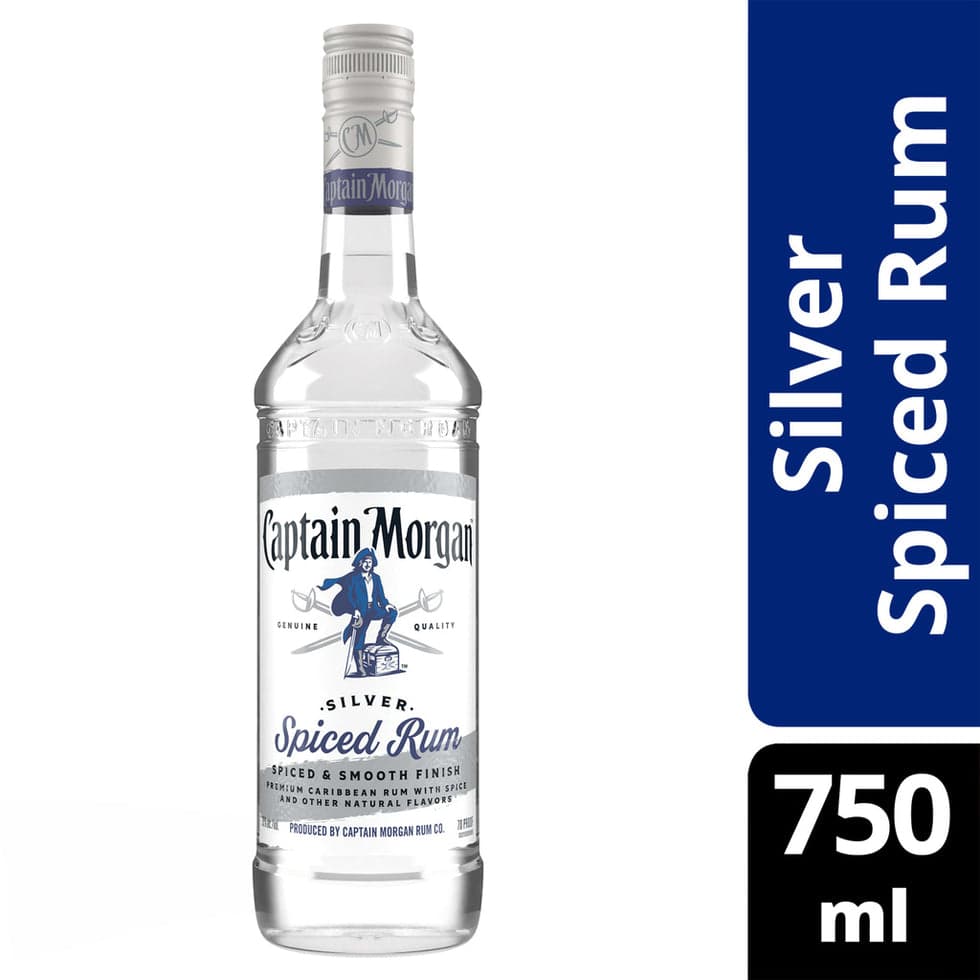 Captain Morgan Silver Spiced Rum 750ML