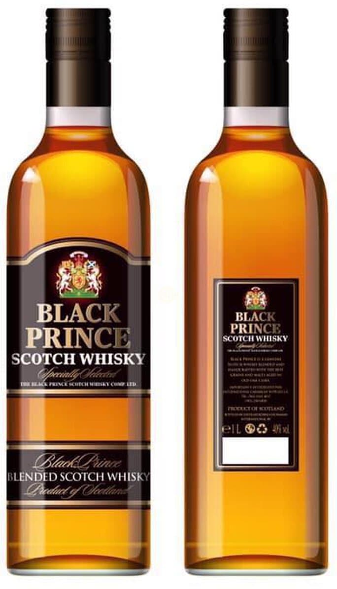 Black Prince Blended Scotch Whiskey 1.75