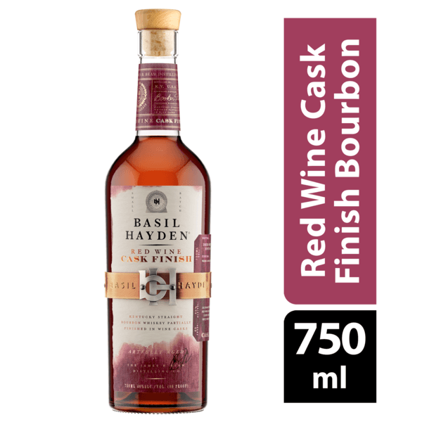Basil Hayden Red Wine Cask Bourbon Whiskey 750ML