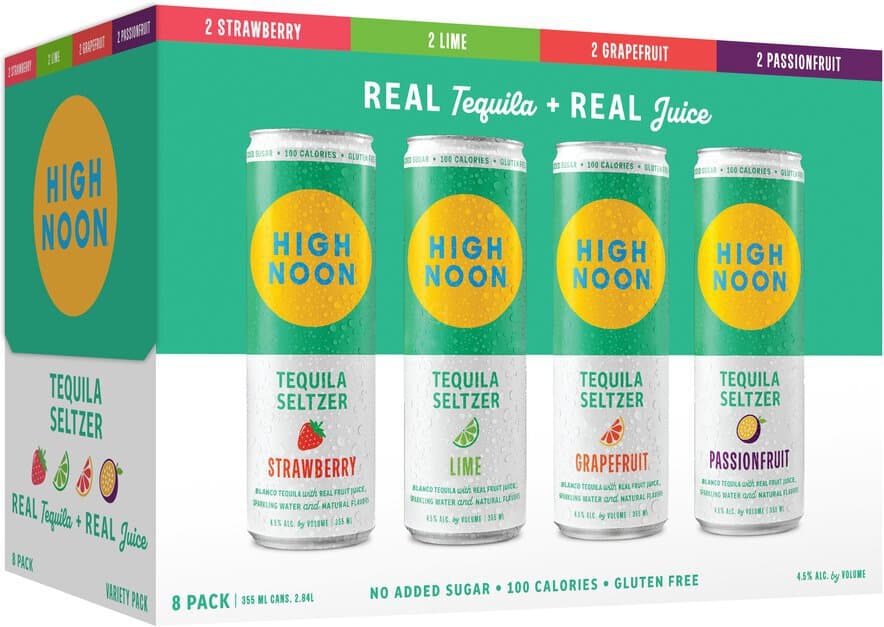 High Noon Tequila Seltzer Variety 8 Pack