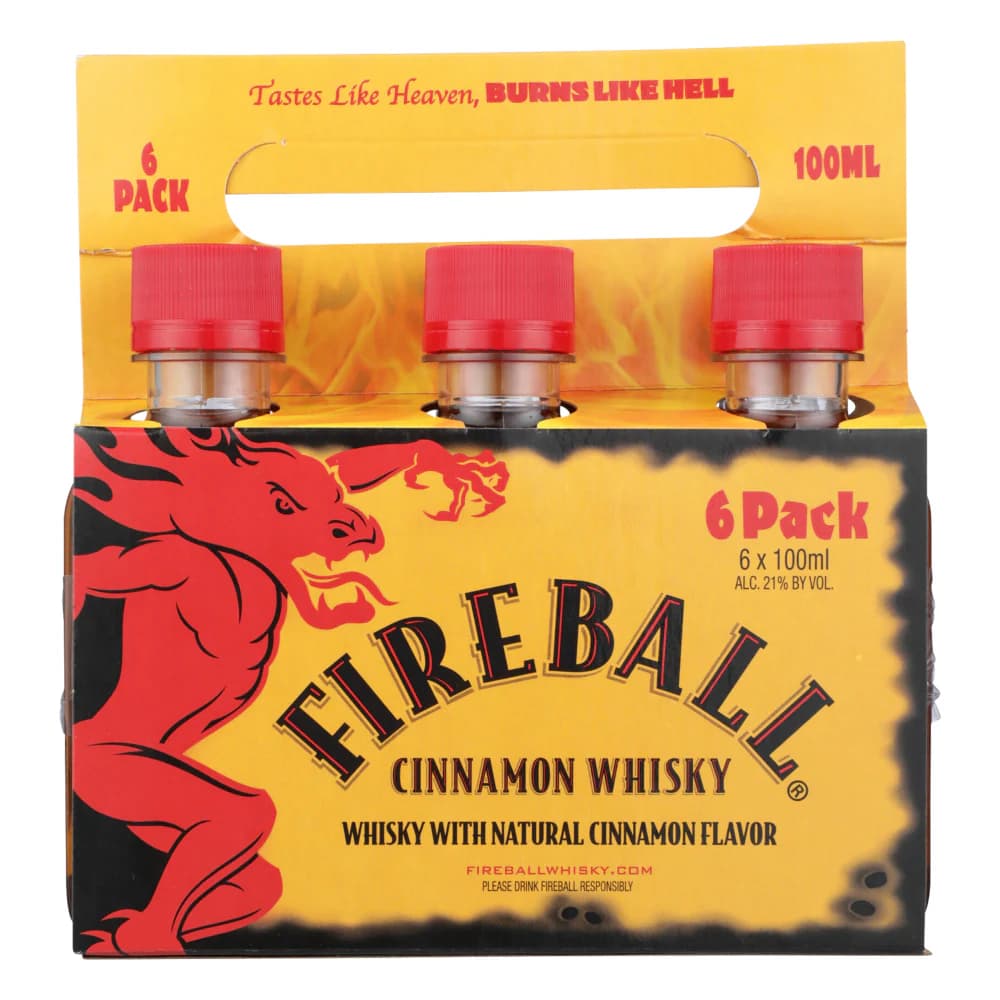 Fireball Cinnamon Whisky 100ML 6PACK