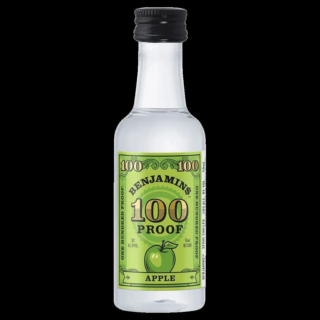 Benjamins Apple Vodka 100 Proof 50ML