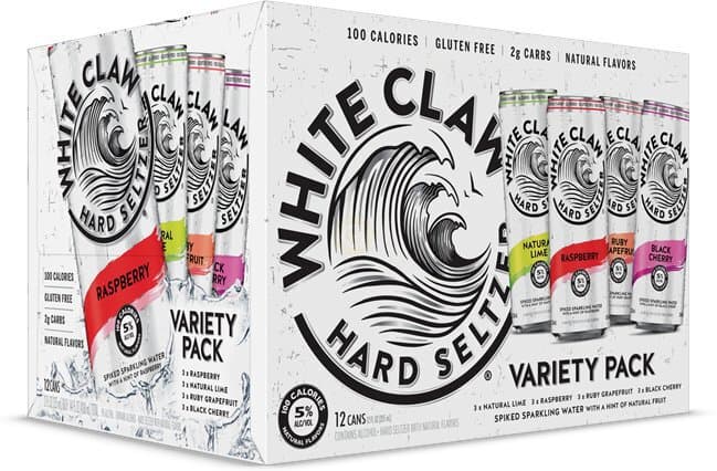 White Claw- Variety Pk (No 1) 12 Pack