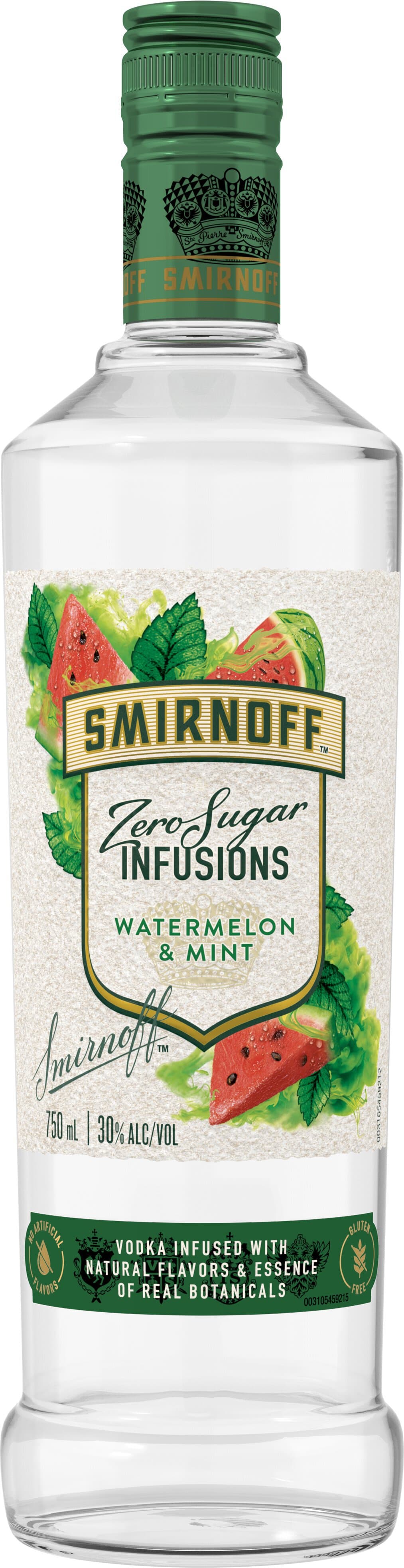 Smirnoff Zero-Sugar Watermelon & Mint 750ML