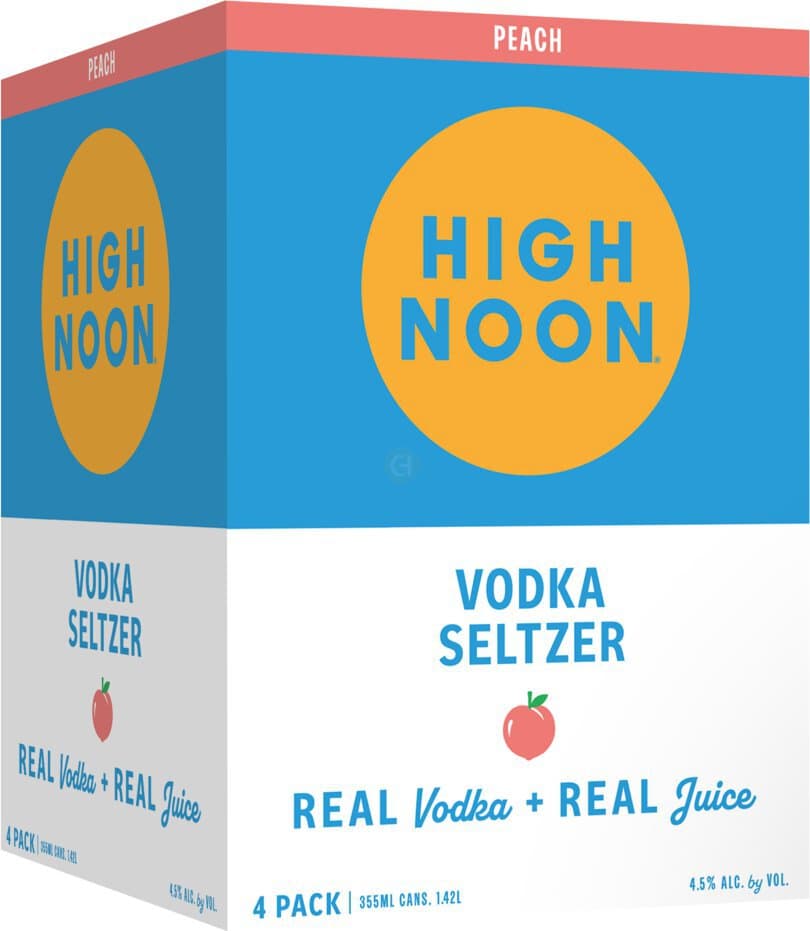 High Noon Peach 4 Pack