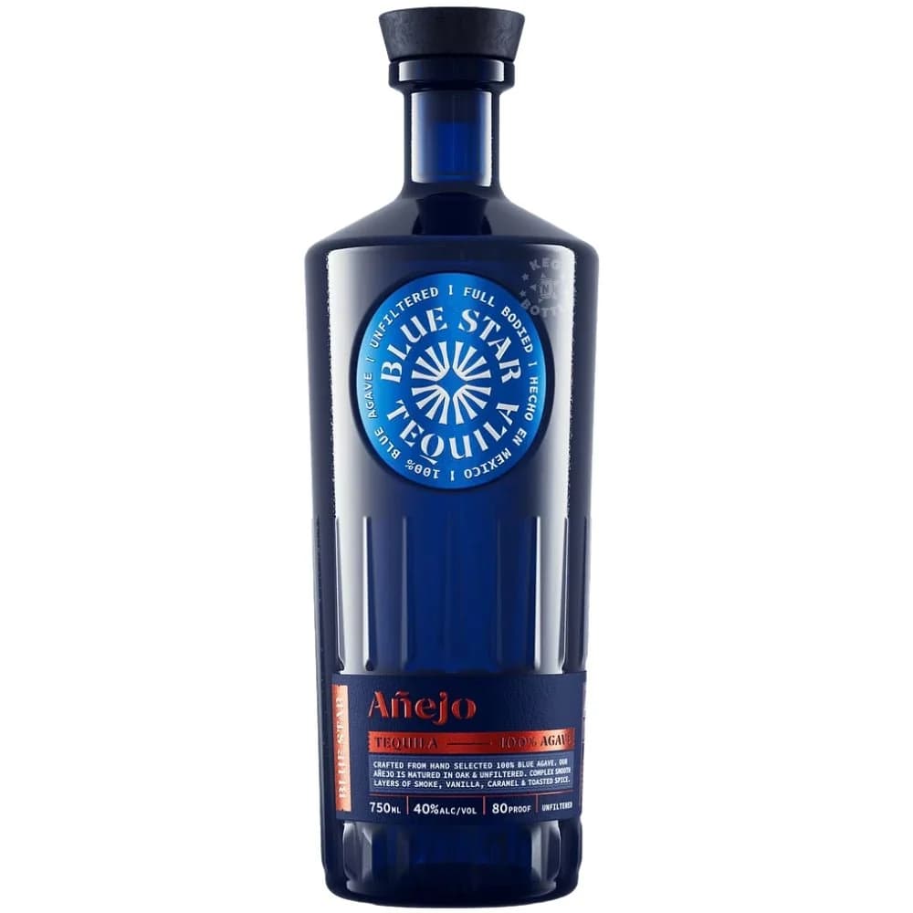 Blue Star Anejo Tequila 750ML