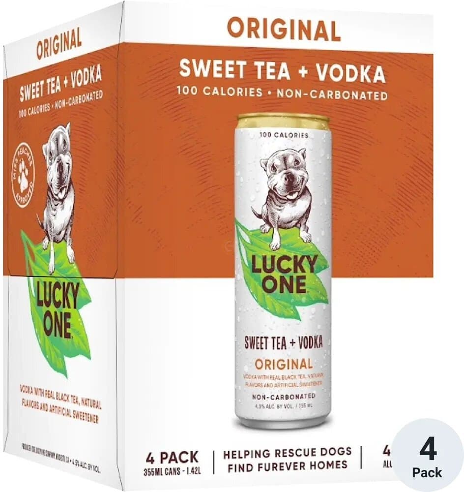 Lucky One Sweet Tea Vodka Original 4PK