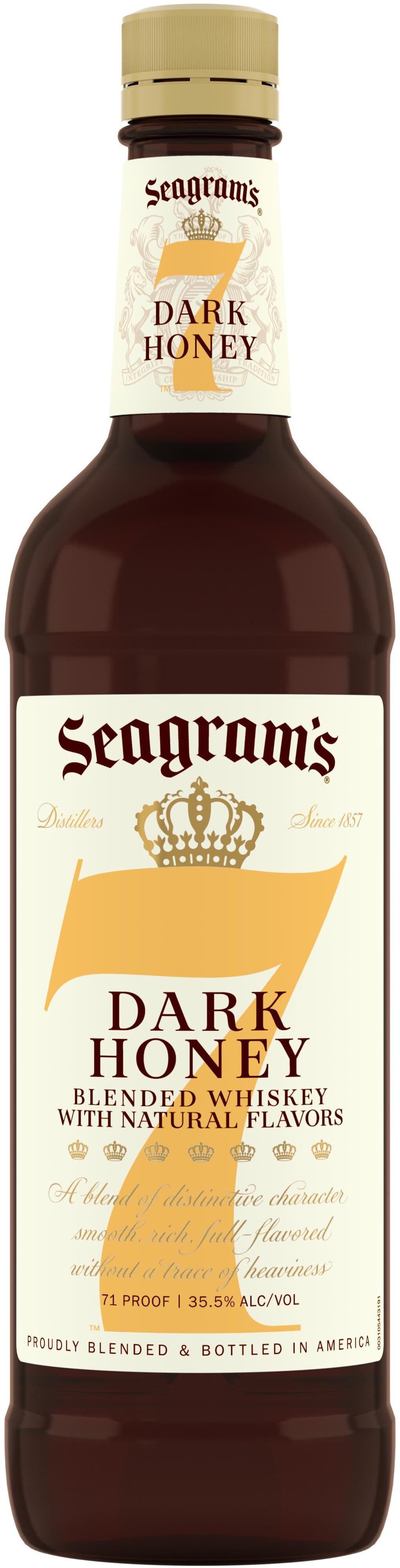 Seagrams 7 Dark Honey Whiskey 750ML