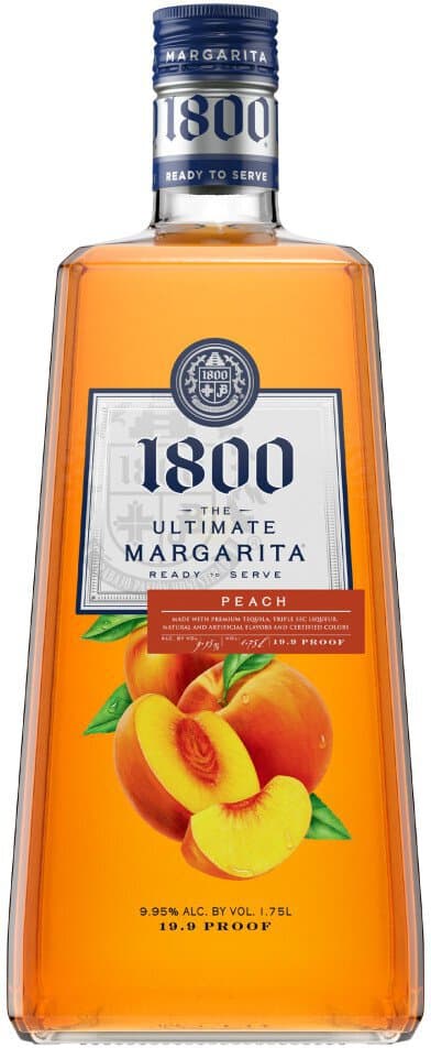 1800 Margarita Peach Premixed Cocktail 1.75L