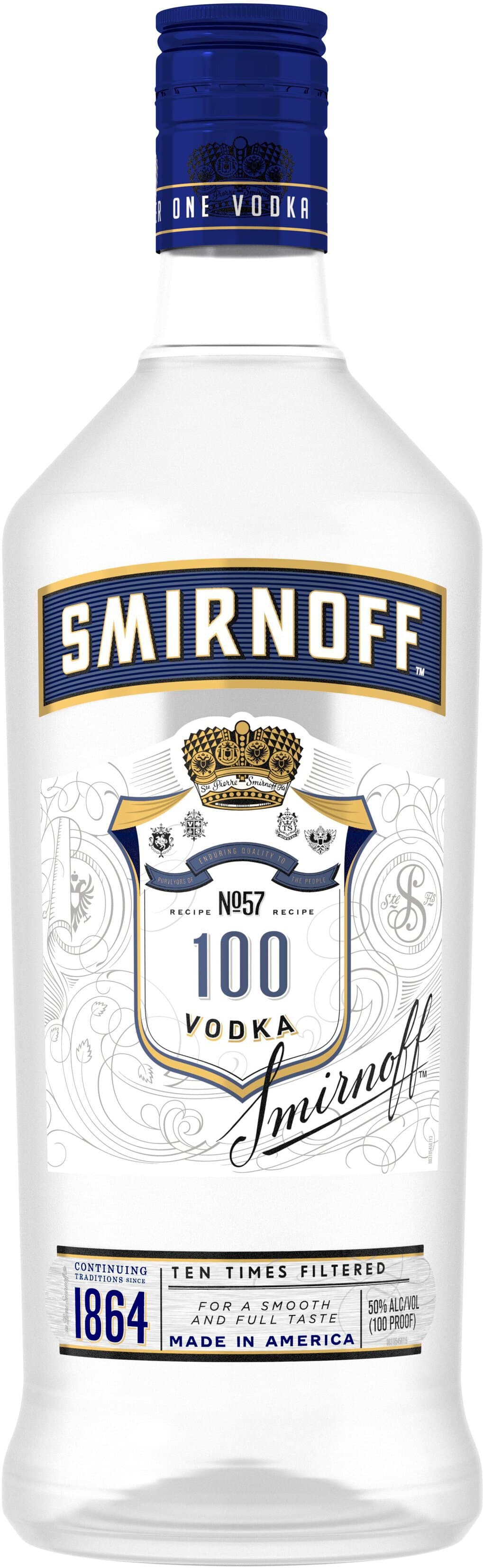 Smirnoff 100 Proof Vodka 750ML