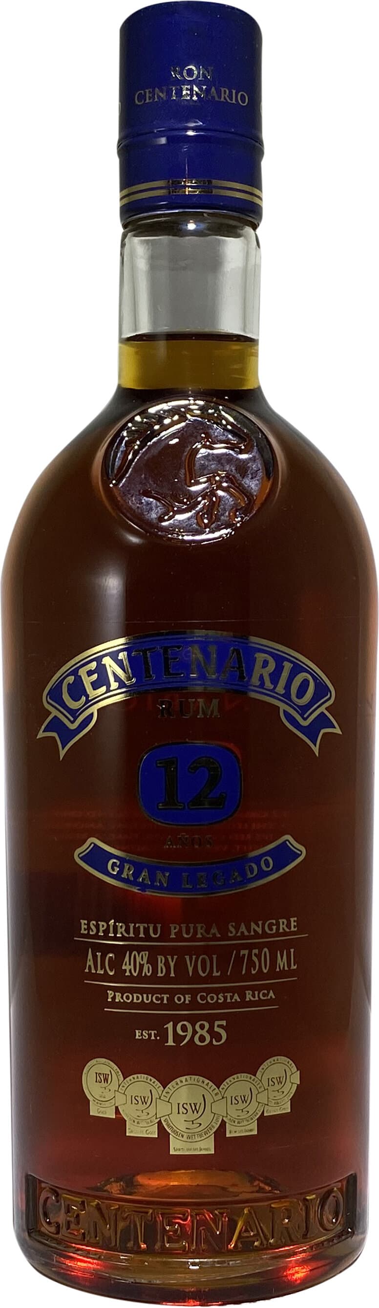 Ron Centenario Gran Legado 12YR Rum 750ML