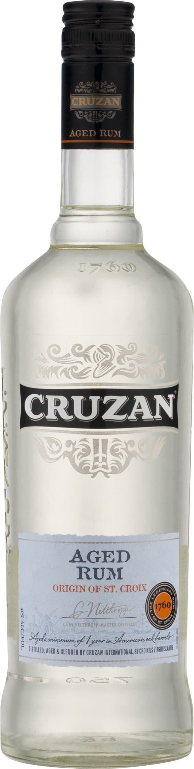 Cruzan Aged White Rum 750ML