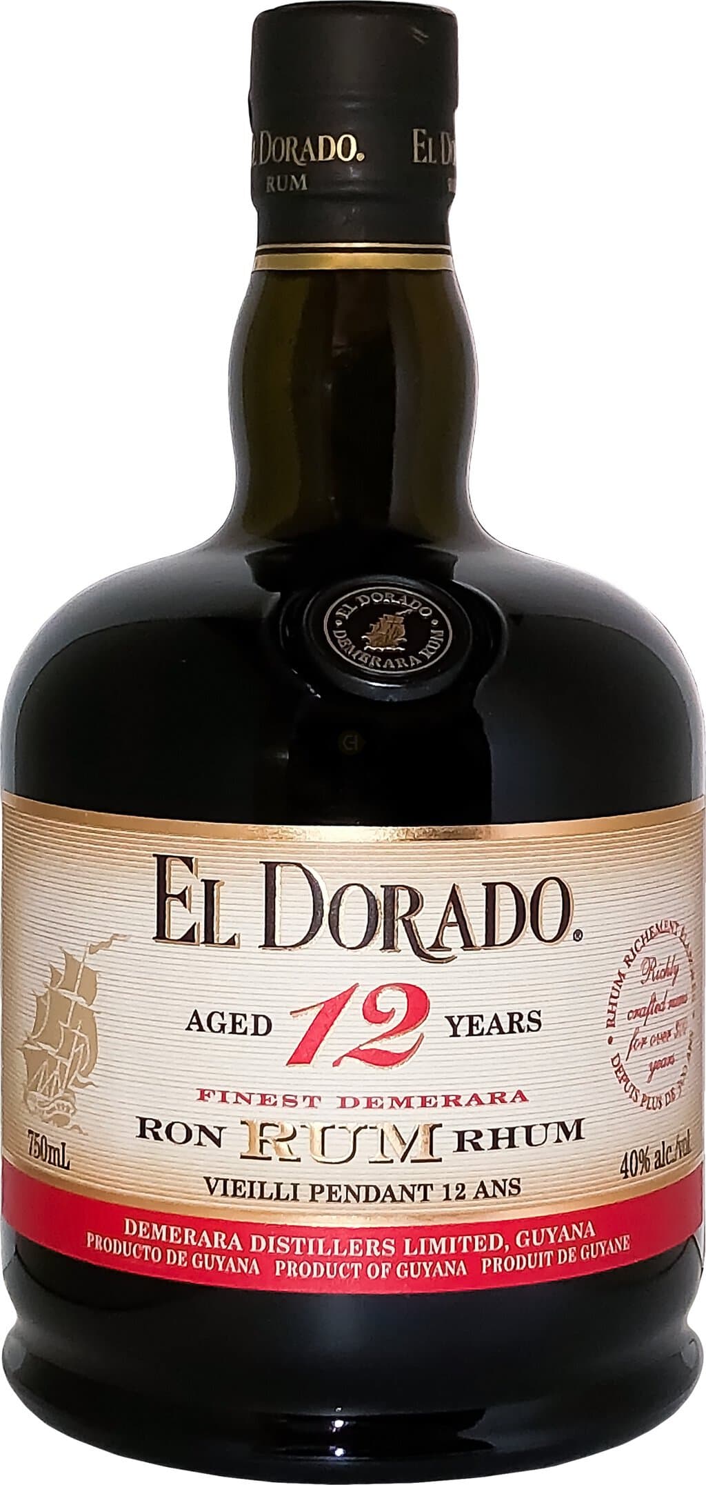 El Dorado 12YR Rum 750ML