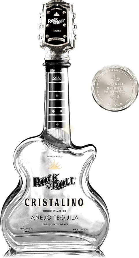 Rock N Roll Cristalino Anejo Tequila 750ml