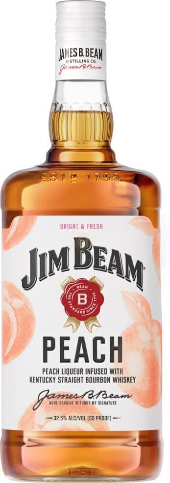 Jim Beam Peach Bourbon Whiskey 750ML