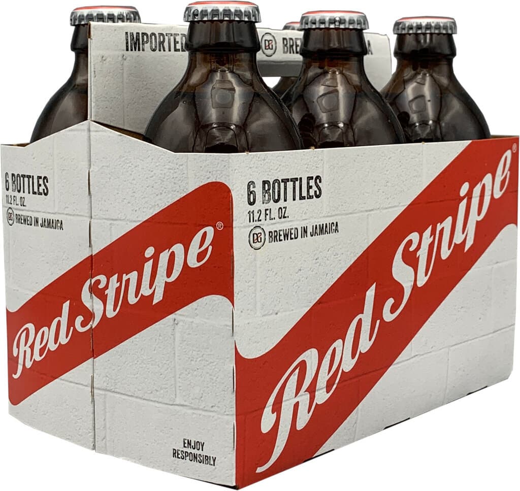 Red Stripe Bottle 6 Pack