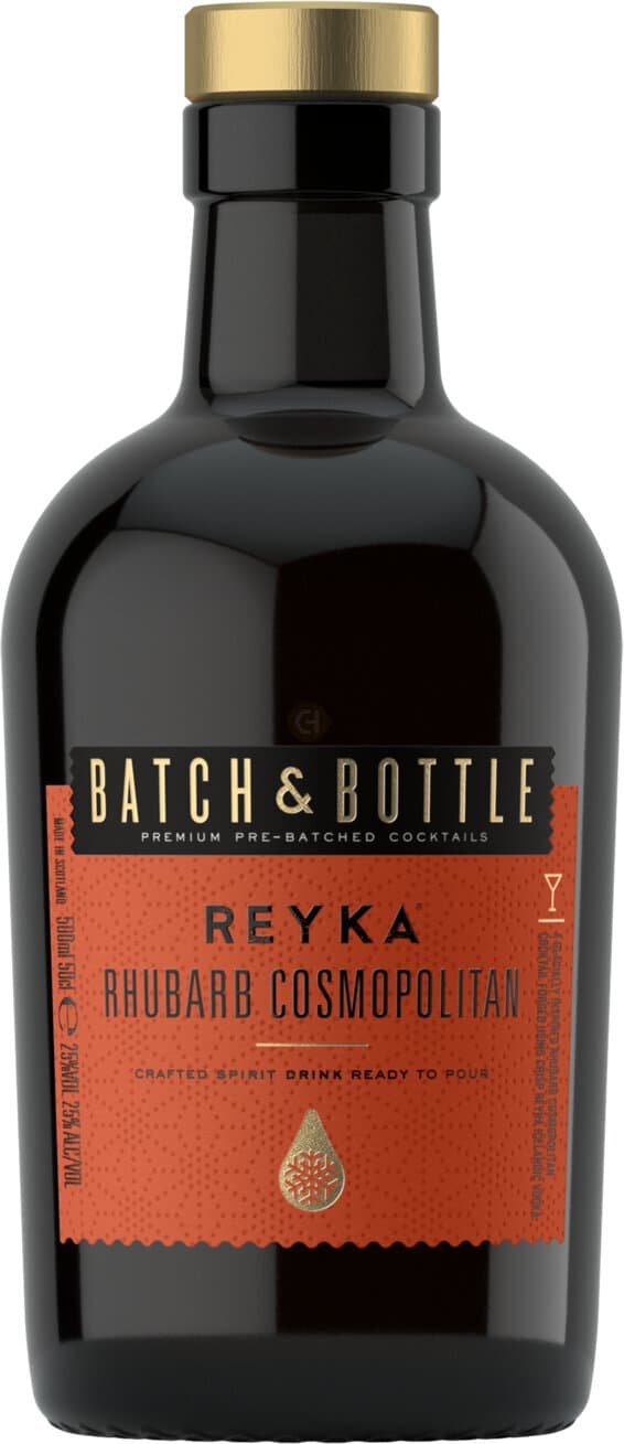 Batch & Bottle Reyka Rhubard Cosmopolitan RTD 375ML